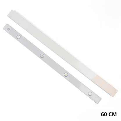 LED Unterbauleuchte mit Bewegungsmelder – Kabellose Schrankbeleuchtung Akku USB-C