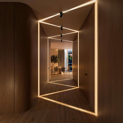Schwenkbare LED Wandleuchte – Moderne Design-Wandlampe mit indirektem Licht für Flur & Wohnzimmer