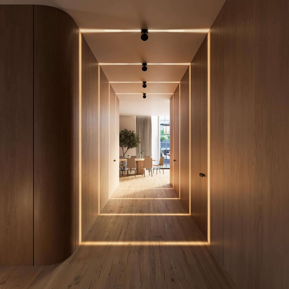 Schwenkbare LED Wandleuchte – Moderne Design-Wandlampe mit indirektem Licht für Flur & Wohnzimmer