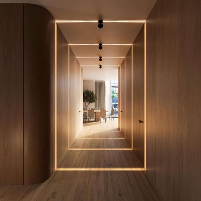 Schwenkbare LED Wandleuchte – Moderne Design-Wandlampe mit indirektem Licht für Flur & Wohnzimmer