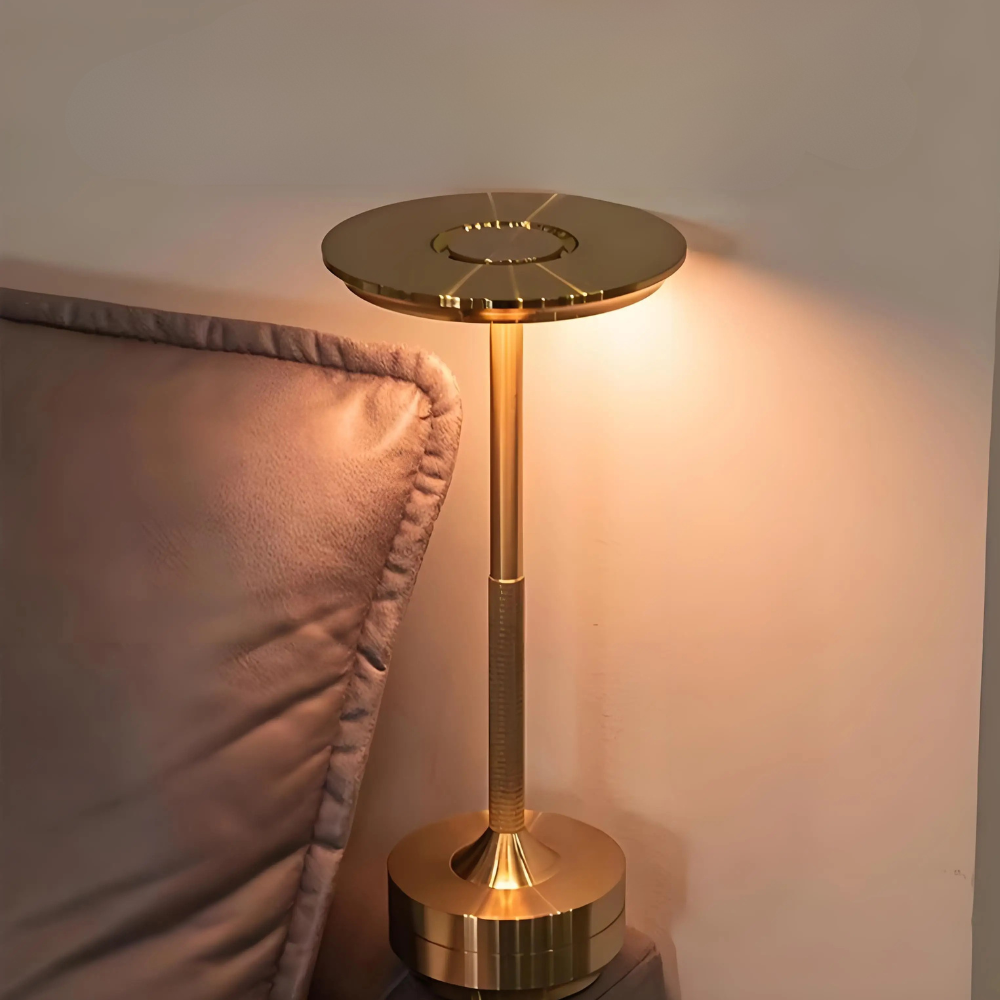 Kabellose LED Tischlampe mit Akku – Tragbare Designlampe mit Touch-Dimmer und USB-C fürs Wohnzimmer & Schlafzimmer