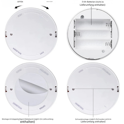 LED Spot Kabellos RGB Dimmbar mit Fernbedienung – Mini Pflanzen Licht & Stimmungsleuchte Innen